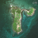 Cayo Santiago on August 10, 2017. Courtesy of Digital Globe